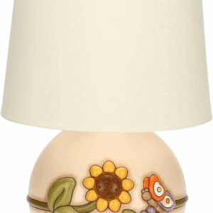 THUN - Lampada da Tavolo, Decorazione con Girasole in Ceramica
