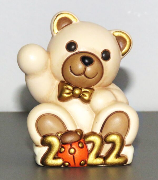 THUN - Teddy Buon Anno 2022 - Ceramica - Linea Natale - Living